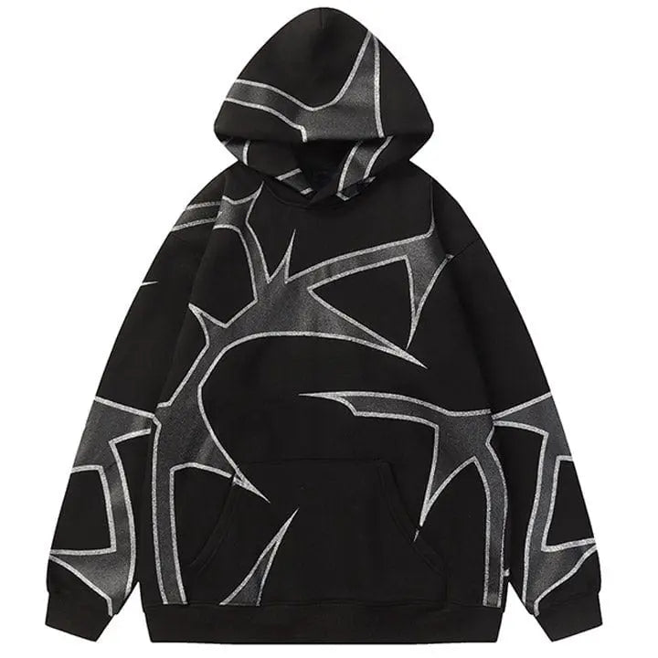 Sneakerhill® Fleece Pullover Hoodie Thorn - sneakerhillcom