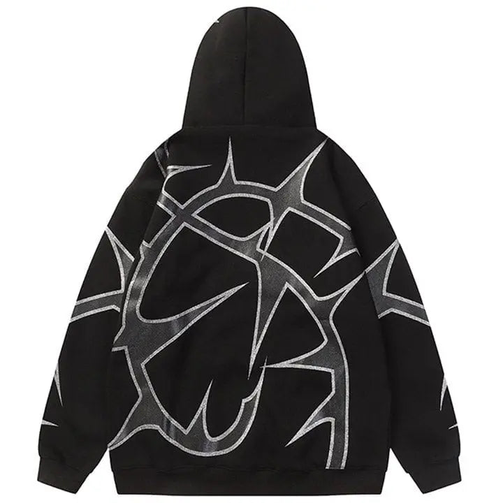 Sneakerhill® Fleece Pullover Hoodie Thorn - sneakerhillcom