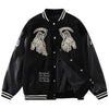 Sneakerhill® Gothic Grim Reaper Varsity Jacket - sneakerhillcom