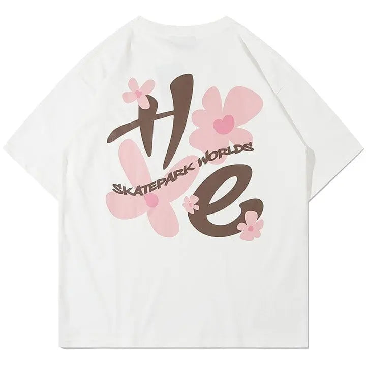 Sneakerhill® Graphic T-shirt Sakura Cherry Blossom - sneakerhillcom