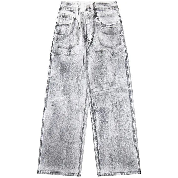 Sneakerhill® Heavy Duty Washed Wasteland Jeans - sneakerhillcom