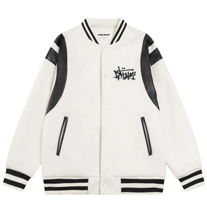 Sneakerhill® High School Letterman Varsity Jacket Sneakerhill