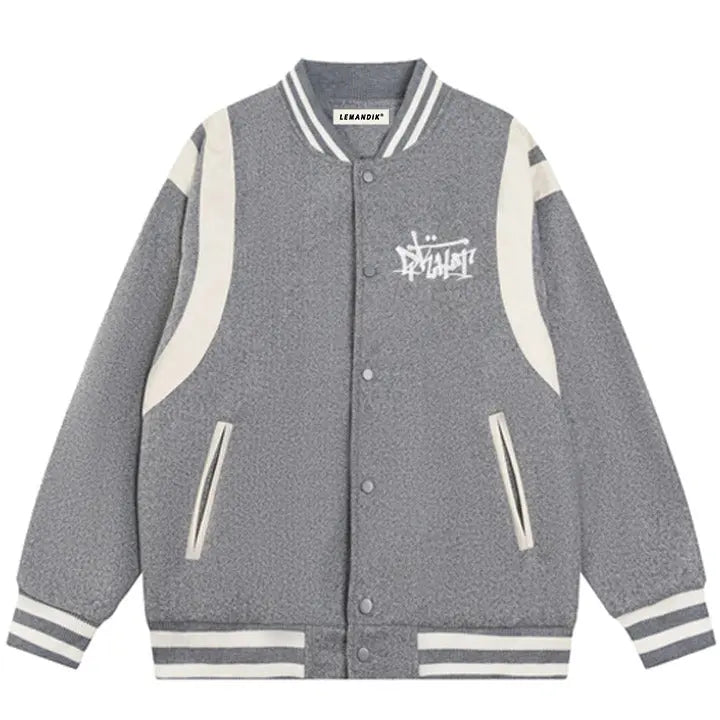 Sneakerhill® High School Letterman Varsity Jacket Sneakerhill