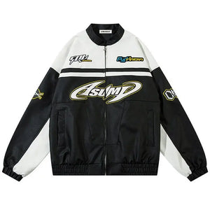 Sneakerhill® High Street Racing Bomber Jacket - sneakerhillcom