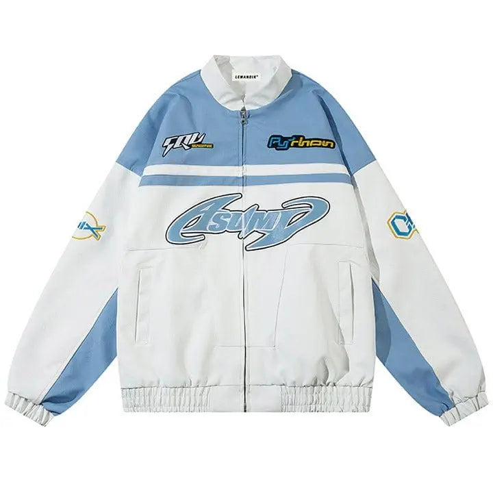 Sneakerhill® High Street Racing Bomber Jacket - sneakerhillcom