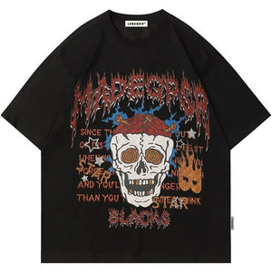 Sneakerhill® High Street T-shirt Colorful Skull - sneakerhillcom