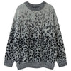 Sneakerhill® Mohair Knit Sweater Full Leopard - sneakerhillcom