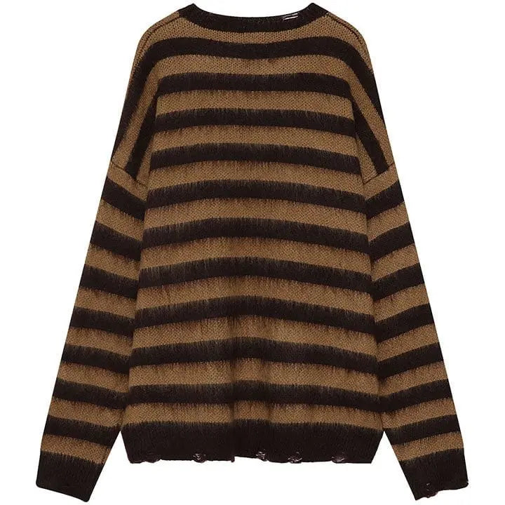 Sneakerhill® Oversize Mohair Butterfly Knit Sweater - sneakerhillcom