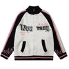 Sneakerhill® Oversize Zip Up Sweater Cardigan Flame Sneakerhill