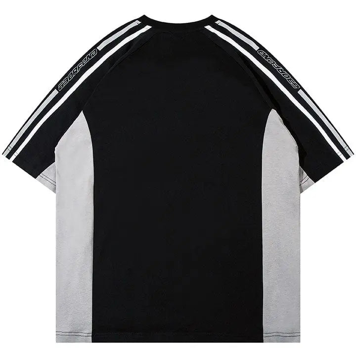 Sneakerhill® Patchwork Jersey T-shirt Badge - sneakerhillcom