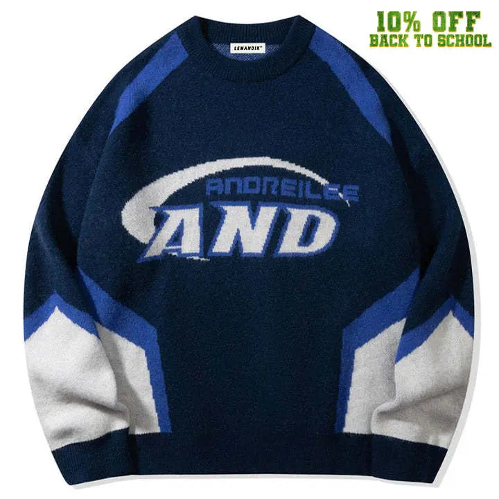 Sneakerhill® Racing Knitted Sweater ANDREILEE - sneakerhillcom