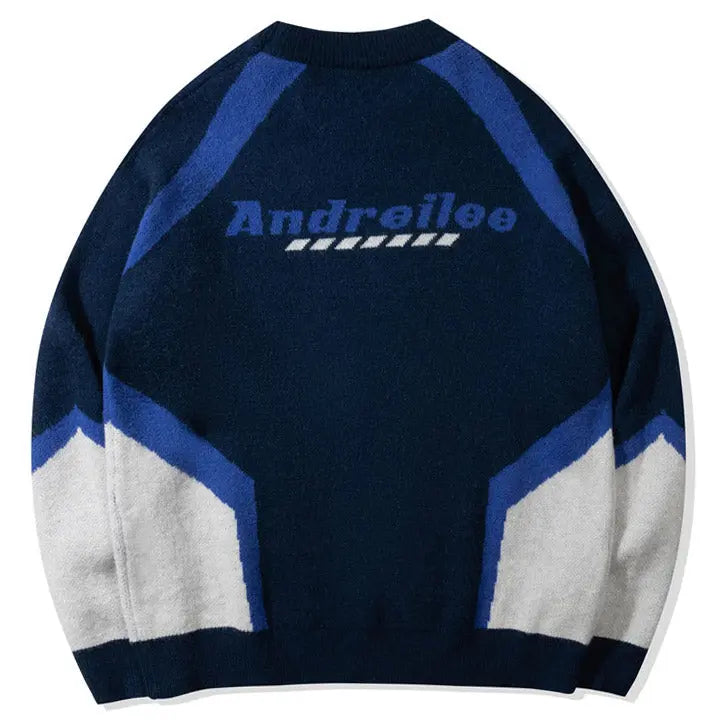 Sneakerhill® Racing Knitted Sweater ANDREILEE - sneakerhillcom