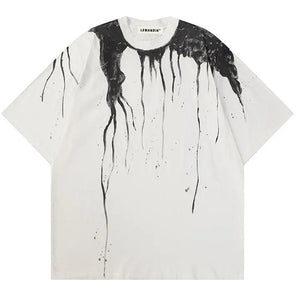 Sneakerhill® Retro Graphic T-shirt Tie Dye - sneakerhillcom