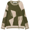Sneakerhill® Retro Knit Sweater Color Block Patchwork - sneakerhillcom