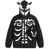 Sneakerhill® Skeleton Puffer Jacket with Devil Bag - sneakerhillcom