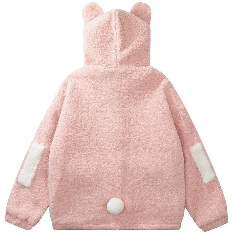 Sneakerhill® Teddy Hooded Jacket Bear Ears - sneakerhillcom