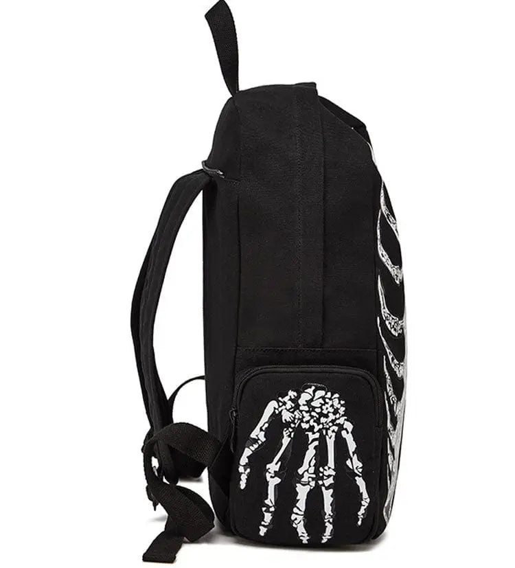 Sneakerhill® Unique Skeleton Print Backpack Bag - sneakerhillcom