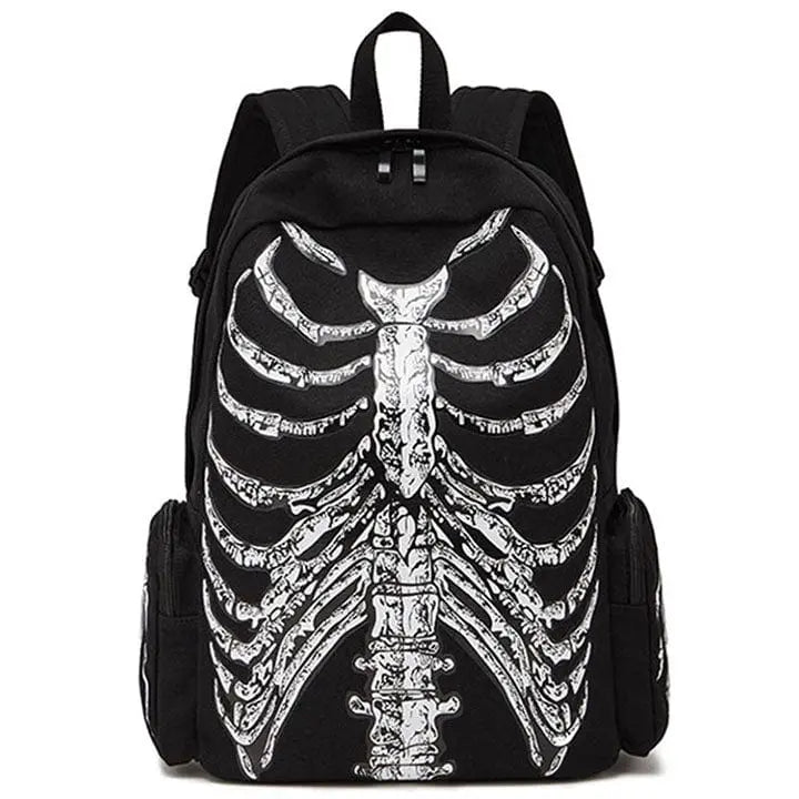 Sneakerhill® Unique Skeleton Print Backpack Bag - sneakerhillcom