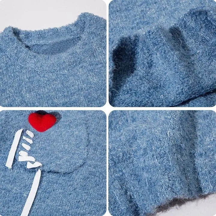 Sneakerhill® Warm Knit Sweater Love Pin - sneakerhillcom