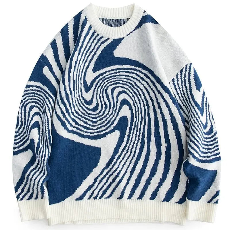 Sneakerhill® Whirlpool Pullover Sweater - sneakerhillcom