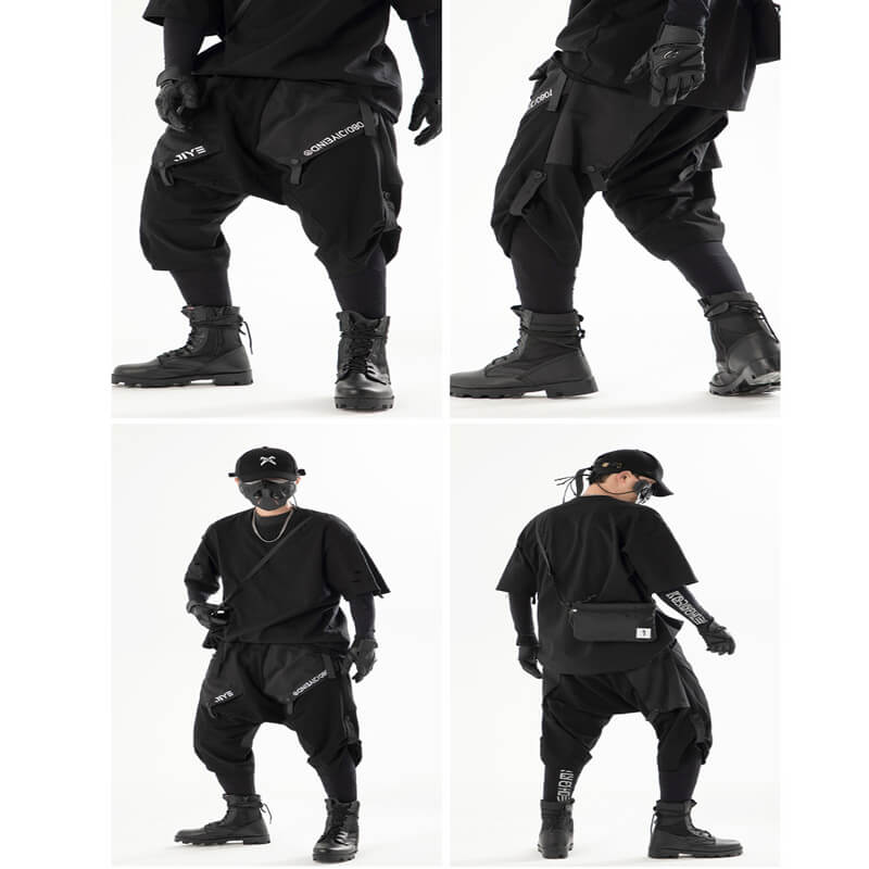 TECHWEAR CARGO PANTS ' Kokuto 'Short Cargo Pants - sneakerhillcom