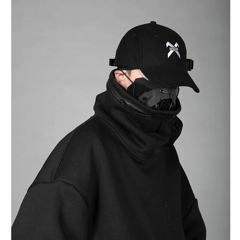 TECHWEAR Hoodie 'Kurobe' best techwear style 2023 - sneakerhillcom