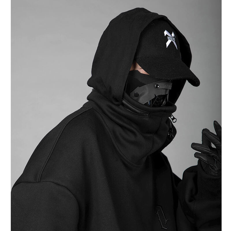 TECHWEAR Hoodie 'Kurobe' best techwear style 2023 - sneakerhillcom