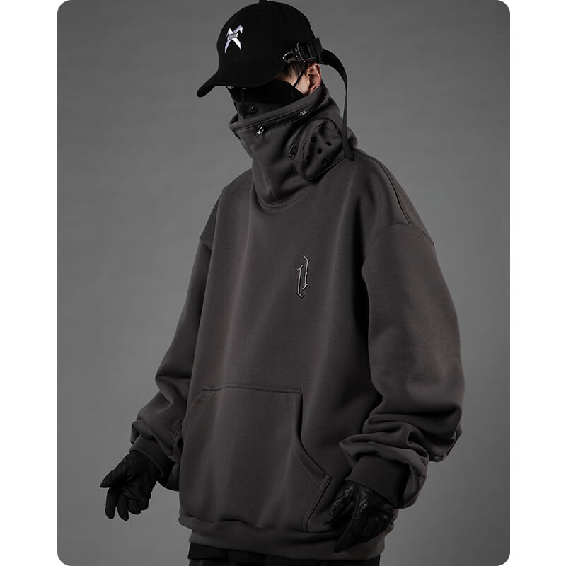 TECHWEAR Hoodie 'Kurobe' best techwear style 2023 - sneakerhillcom