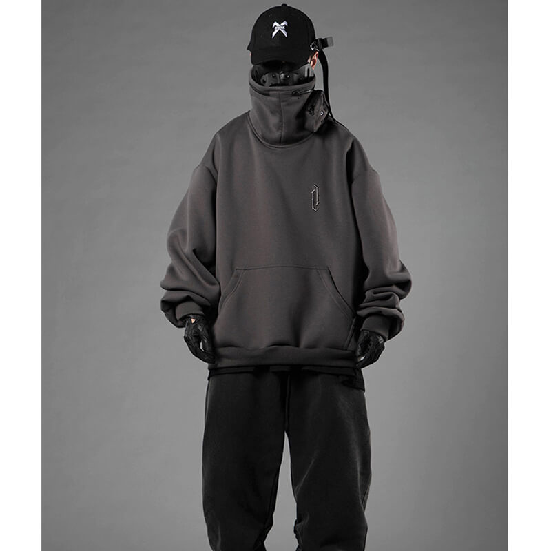 TECHWEAR Hoodie 'Kurobe' best techwear style 2023 - sneakerhillcom