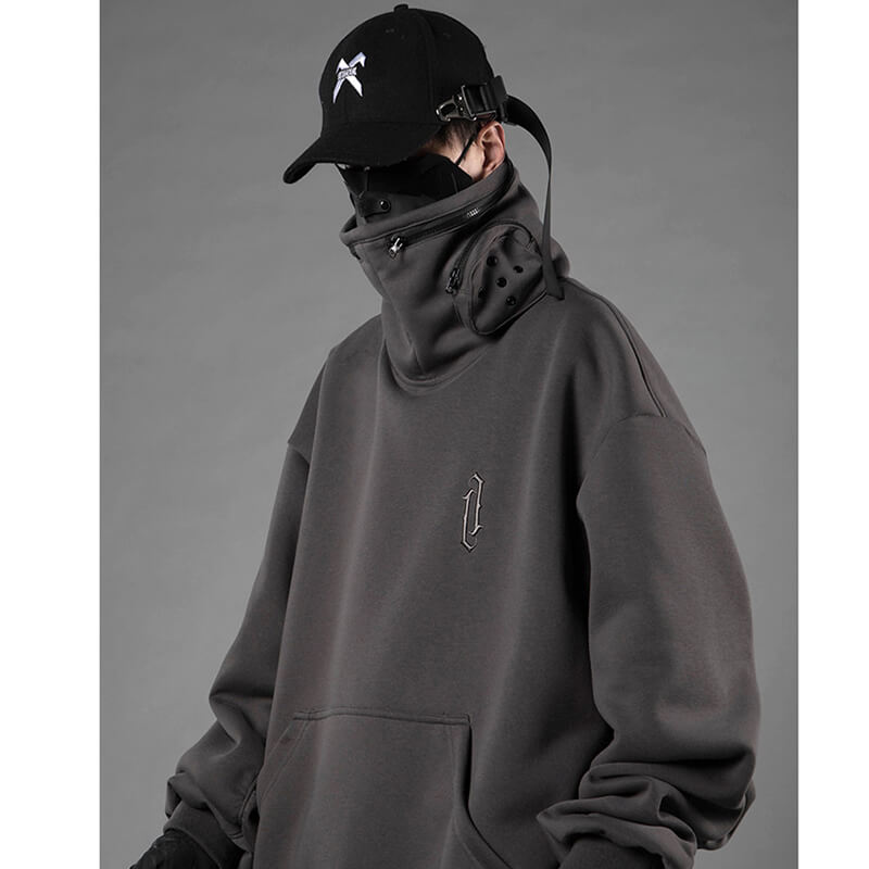 TECHWEAR Hoodie 'Kurobe' best techwear style 2023 - sneakerhillcom