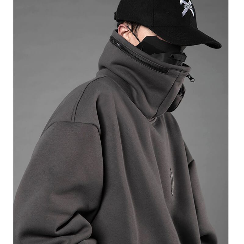 TECHWEAR Hoodie 'Kurobe' best techwear style 2023 - sneakerhillcom