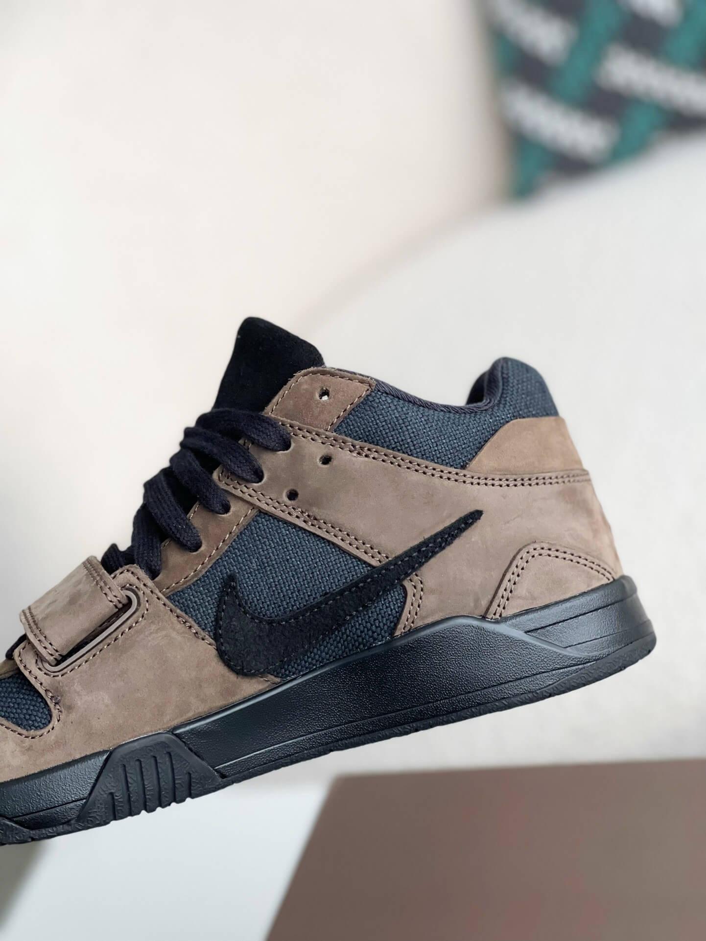 Travis Scott x Jordan Jumpman Jack Dark Mocha Sneakers - sneakerhillcom