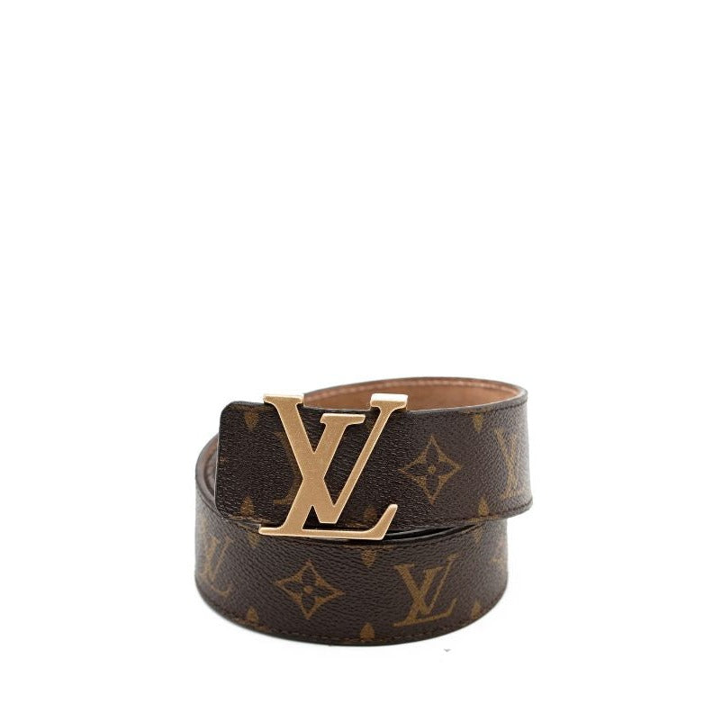 Sneakerhill - Monogram Canvas Belt Brown - sneakerhillcom