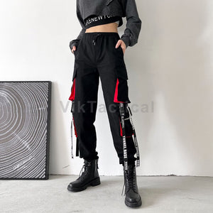 Women Cargo Pants best Harajuku Elastics High Waist Streetwear for women 2022 - sneakerhillcom