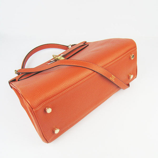 HMS Kelly 32cm Togo Leather 6108 Orange Golden Kilta bags