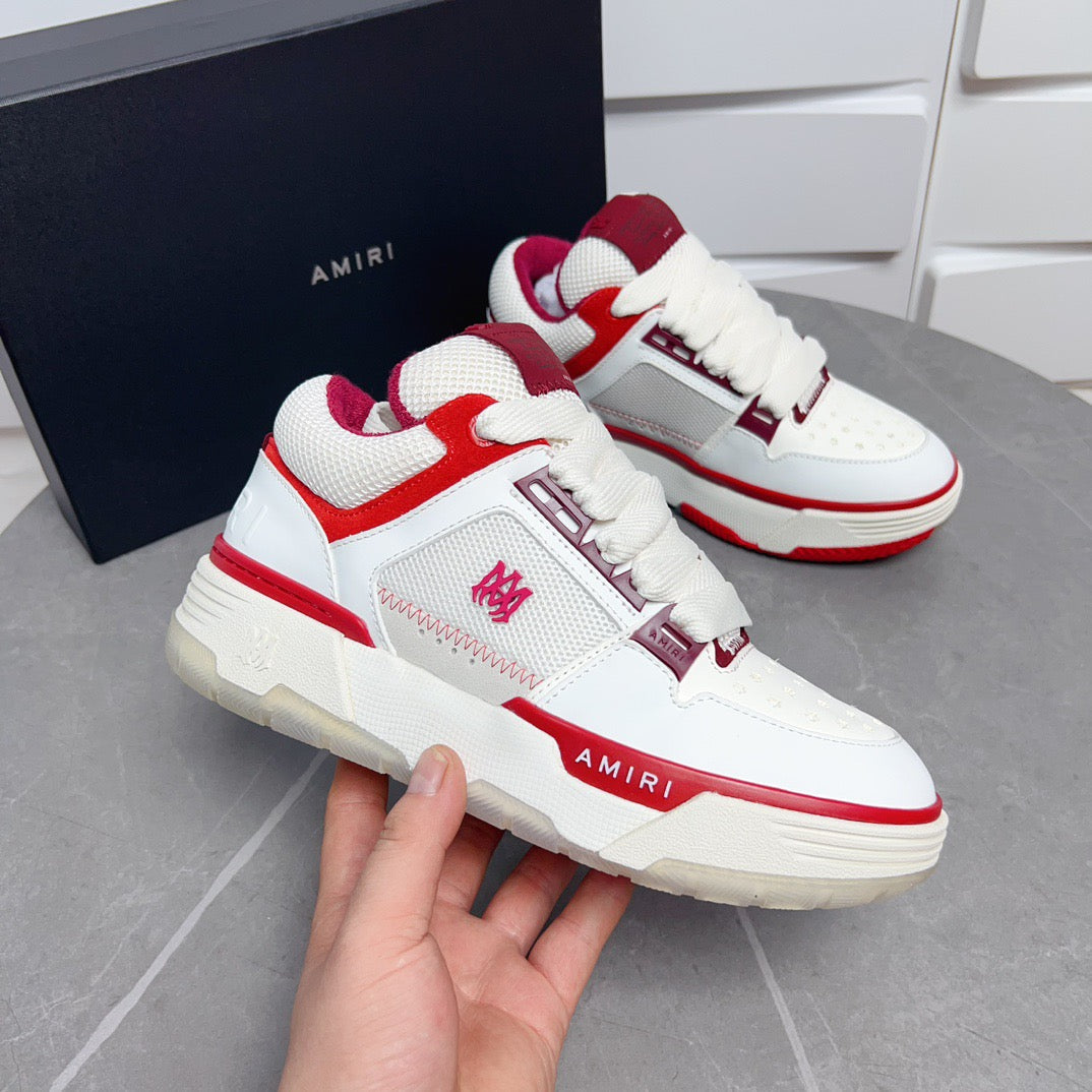 AMR MA-1  White and Red Sneakers-133 - sneakerhillcom