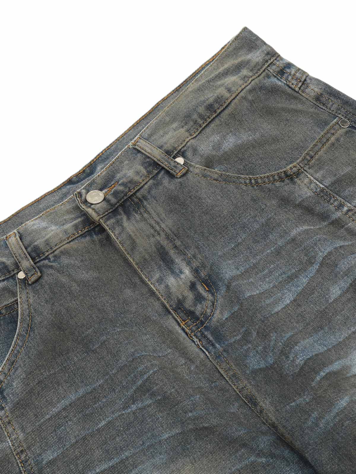 Sneakerhill High Street Washed Distressed Jeans - 2191 - sneakerhillcom