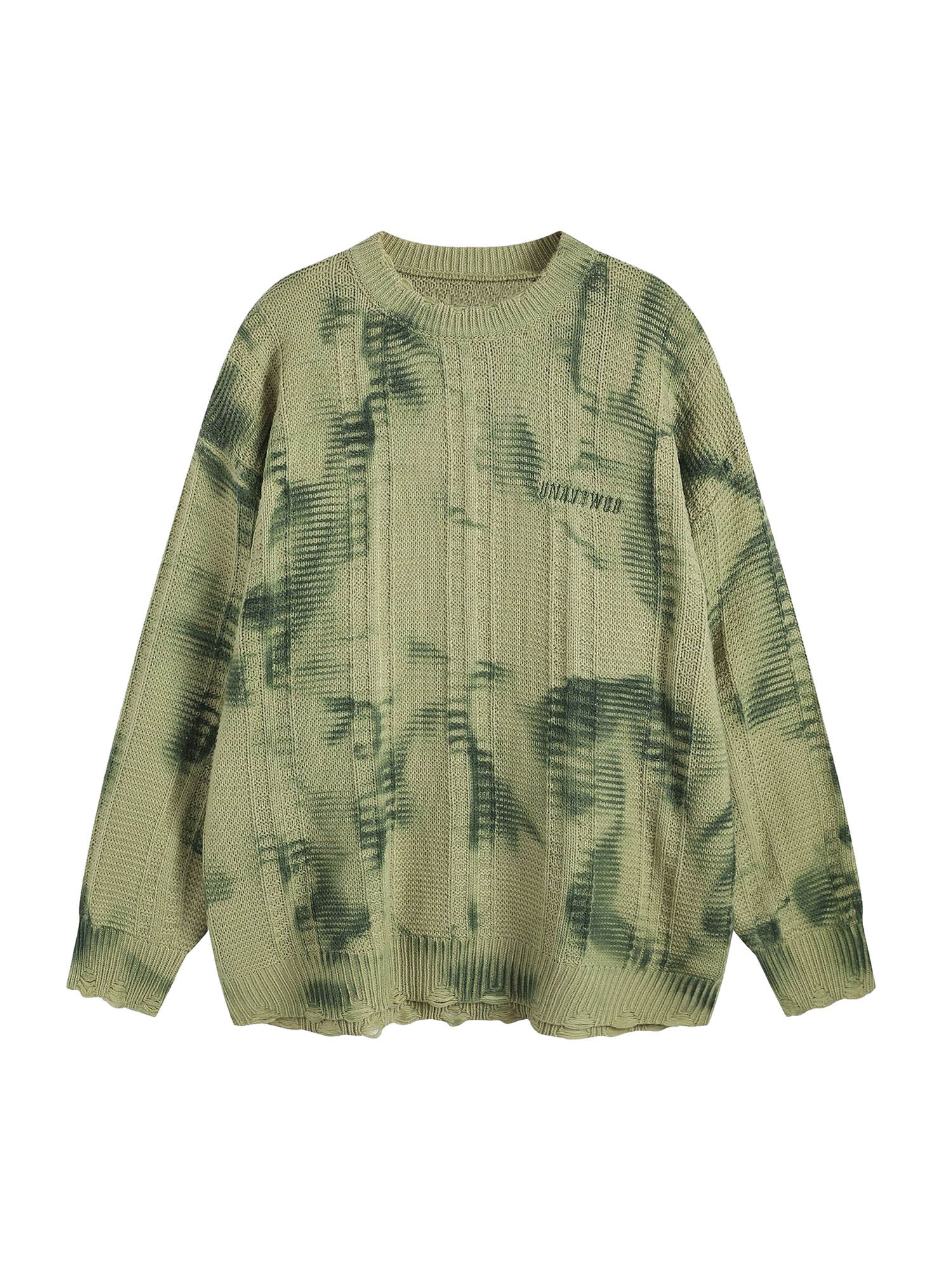 Sneakerhill Retro Tie-Dye Wasteland Sweater - 2187