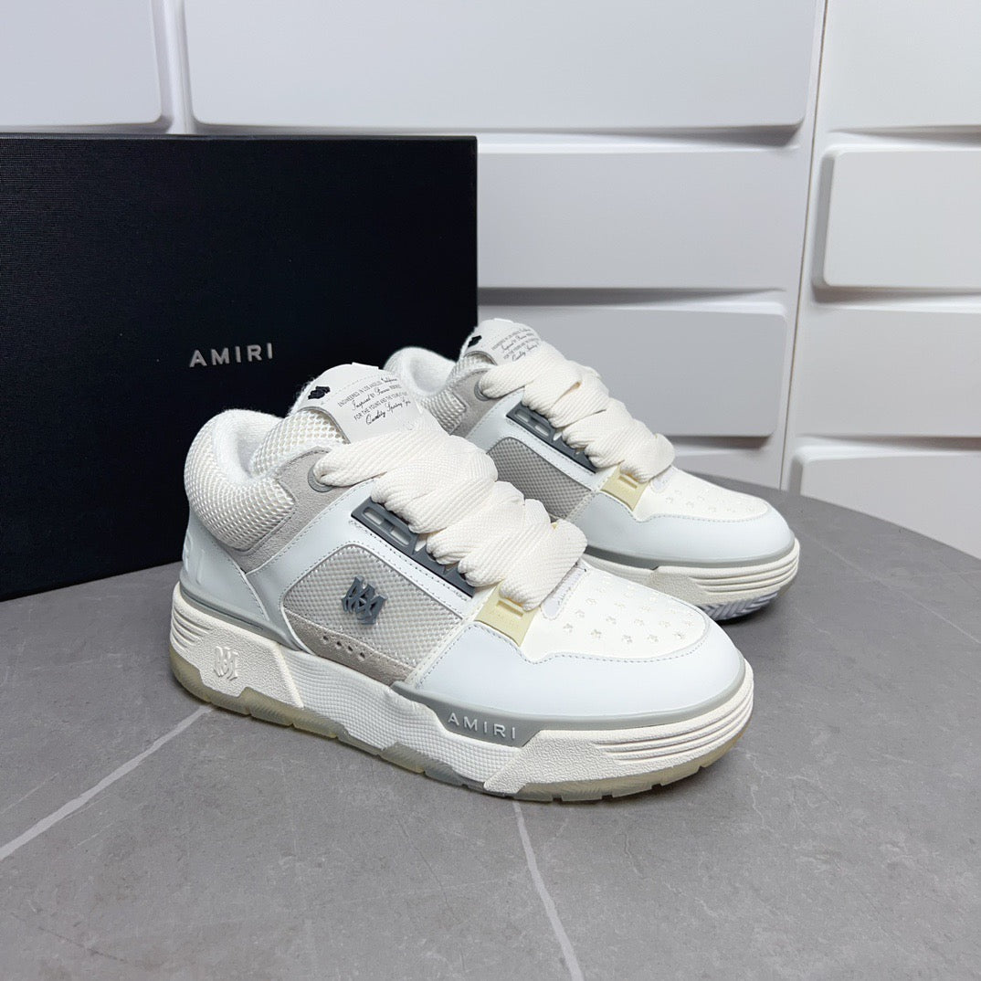 AMR MA-1 White and Grey Sneakers-130 - sneakerhillcom