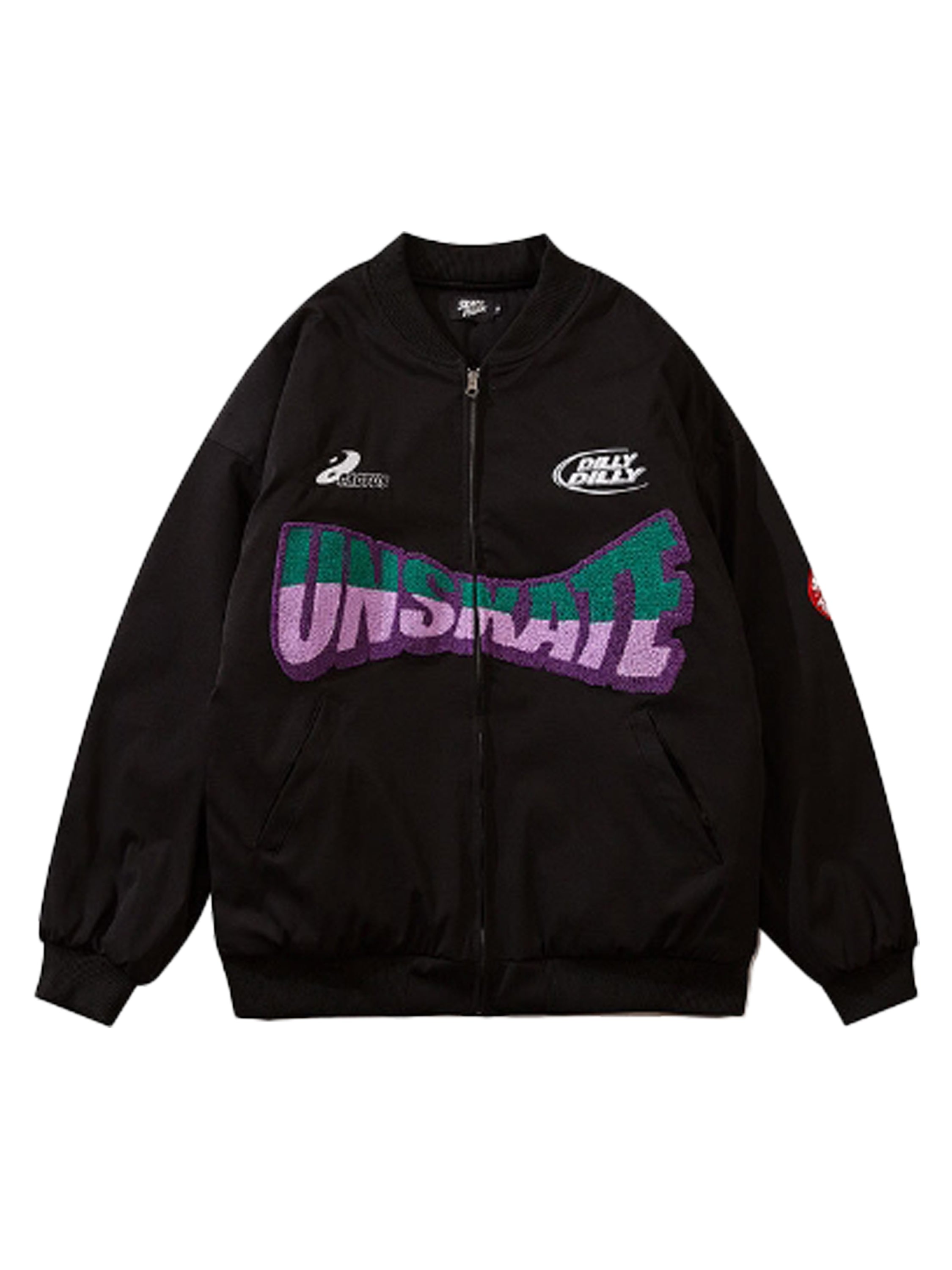 Sneakerhill Letter Embroidery Baseball Jackets SP220617IET2