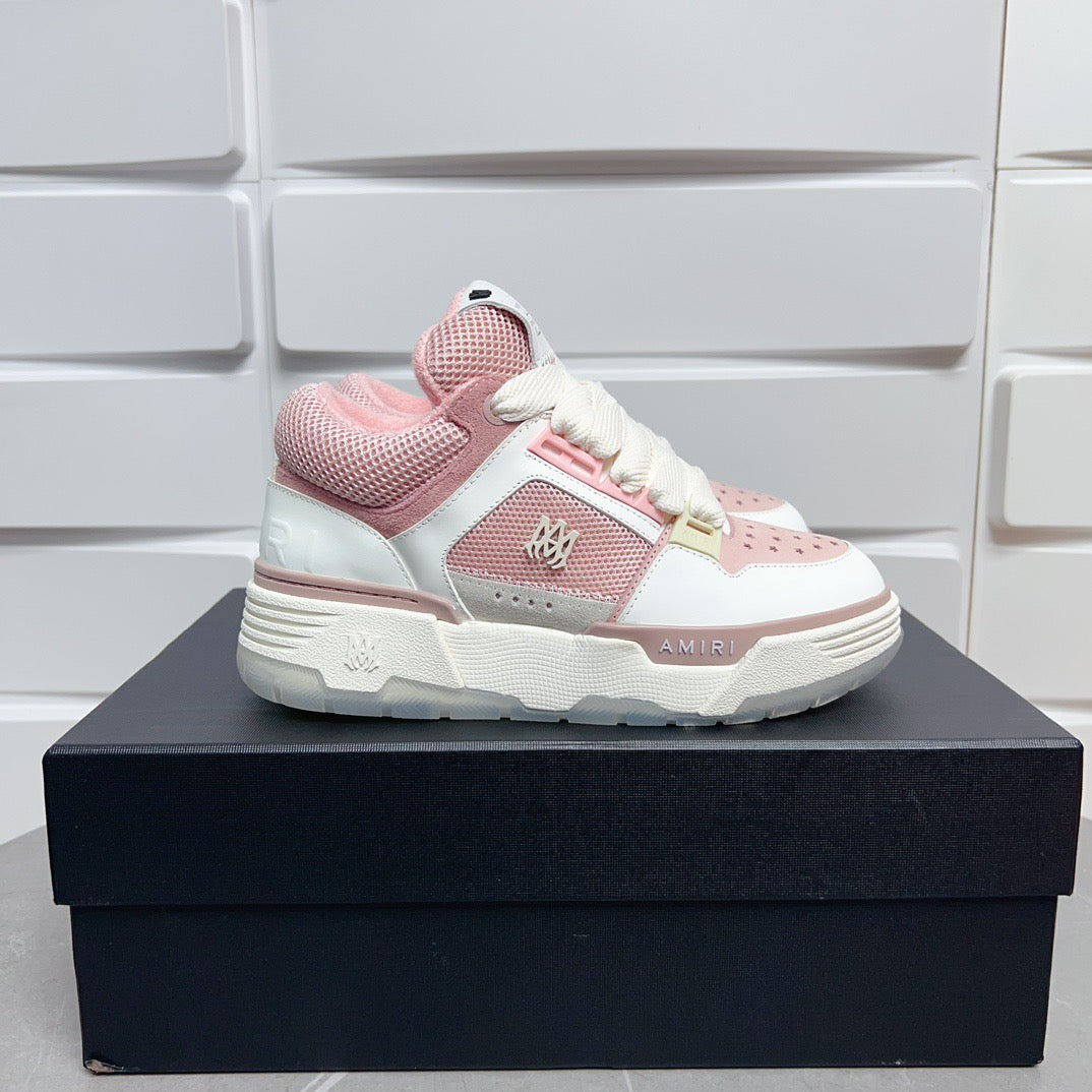 AMR MA-1 White and Pink Sneakers-129 - sneakerhillcom