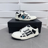 AMR Skel Top Low White and Black Sneakers-145 - sneakerhillcom