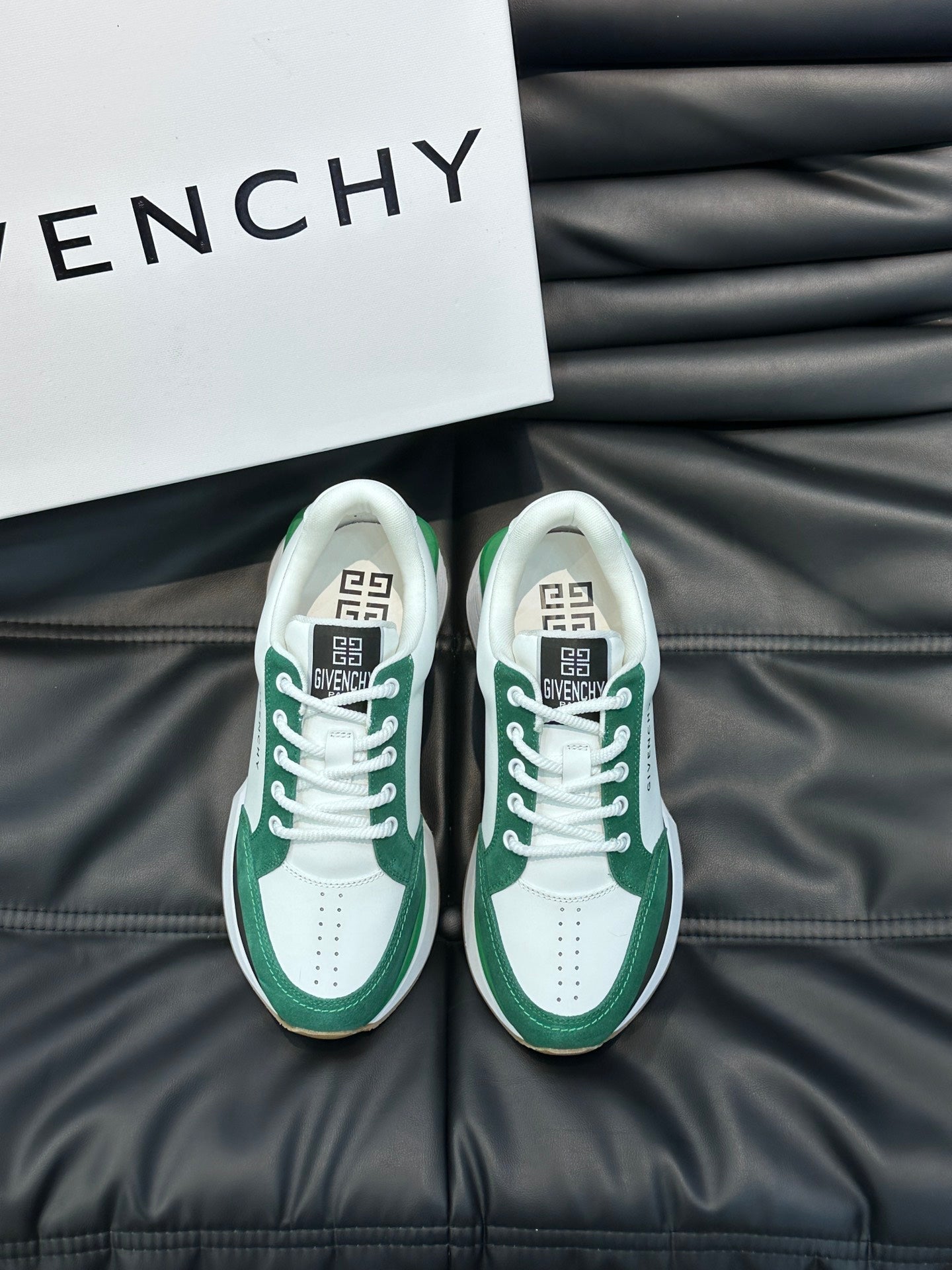 GVC Green and White Sneakers-020 - sneakerhillcom