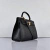 HMS Kelly 32cm Ostrich Vein 6108 Black Golden Kilta bags