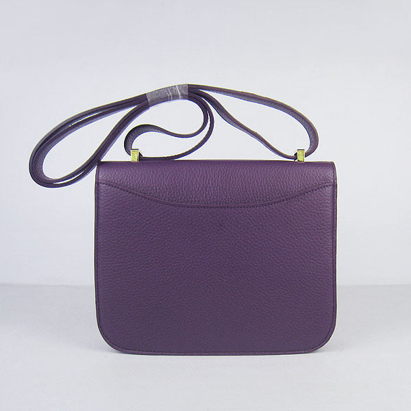 Constance Cowskin Leather Bag H017 purple golden Kilta bags