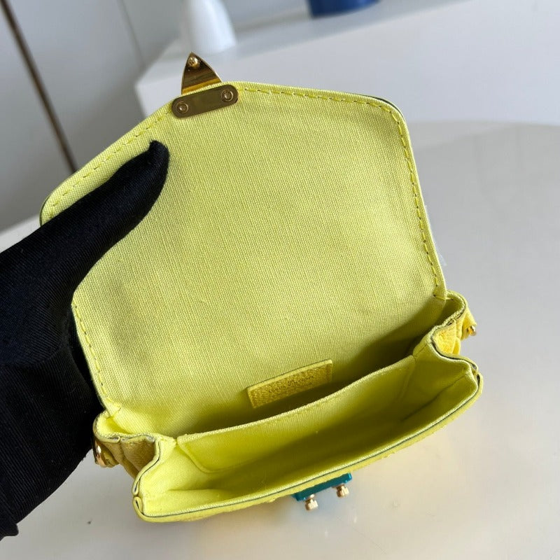 Sneakerhill - Mini Pochette Métis Monogram Bag Yellow - sneakerhillcom