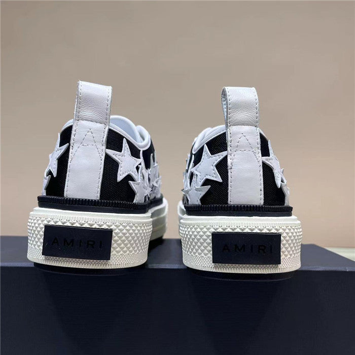 AMR Men Stars Court Low Black and White Sneakers-196 - sneakerhillcom