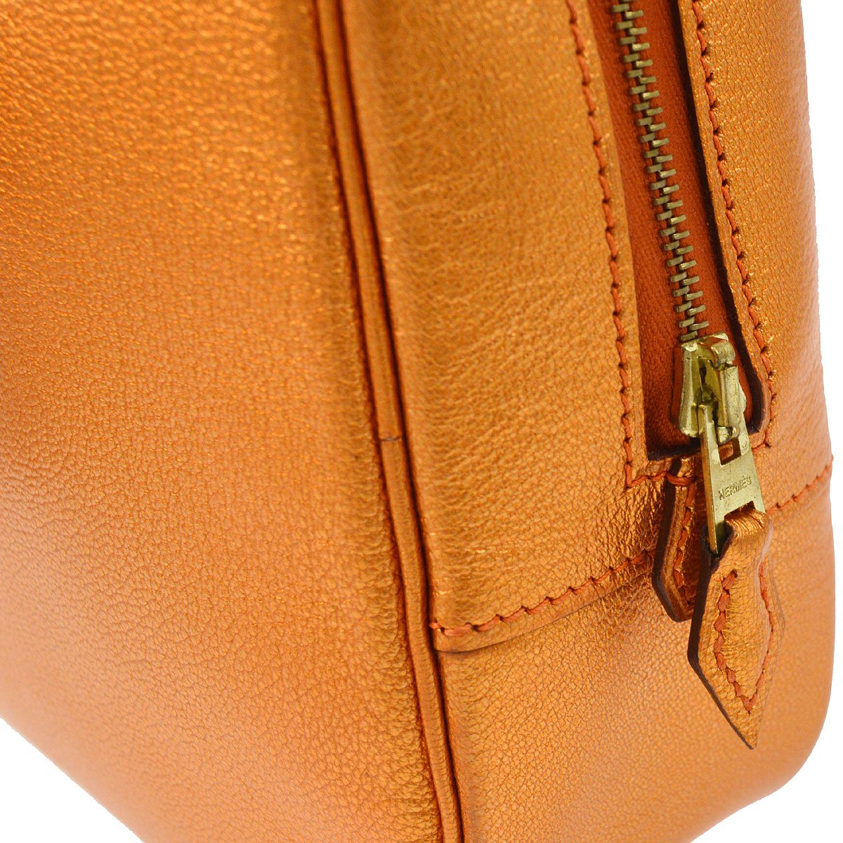 PLUME ELAN 28 Metallic Orange Chevre Coromandel Kilta bags