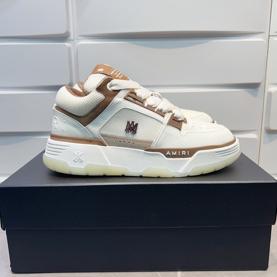 AMR MA-1 Brown and White Sneakers-137 - sneakerhillcom