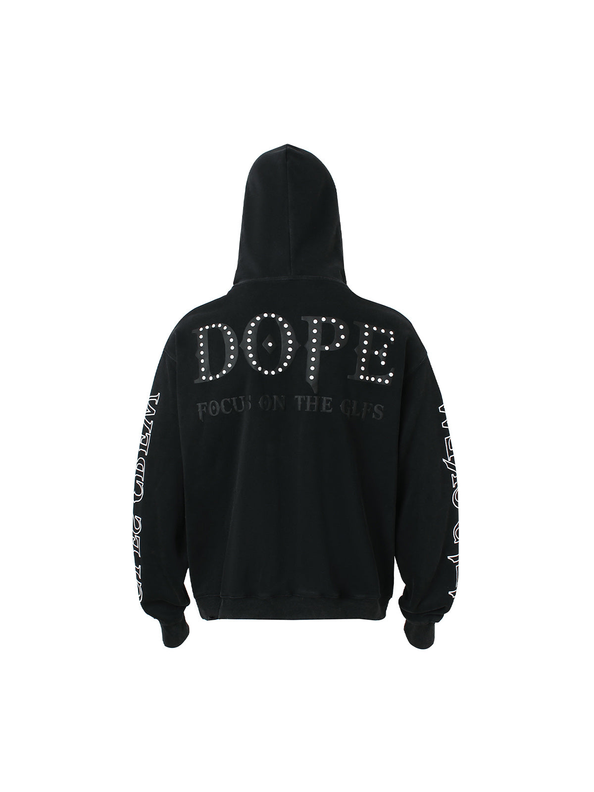 Sneakerhill Rivet-adorned Graphic Hoodies SP240912QN8D